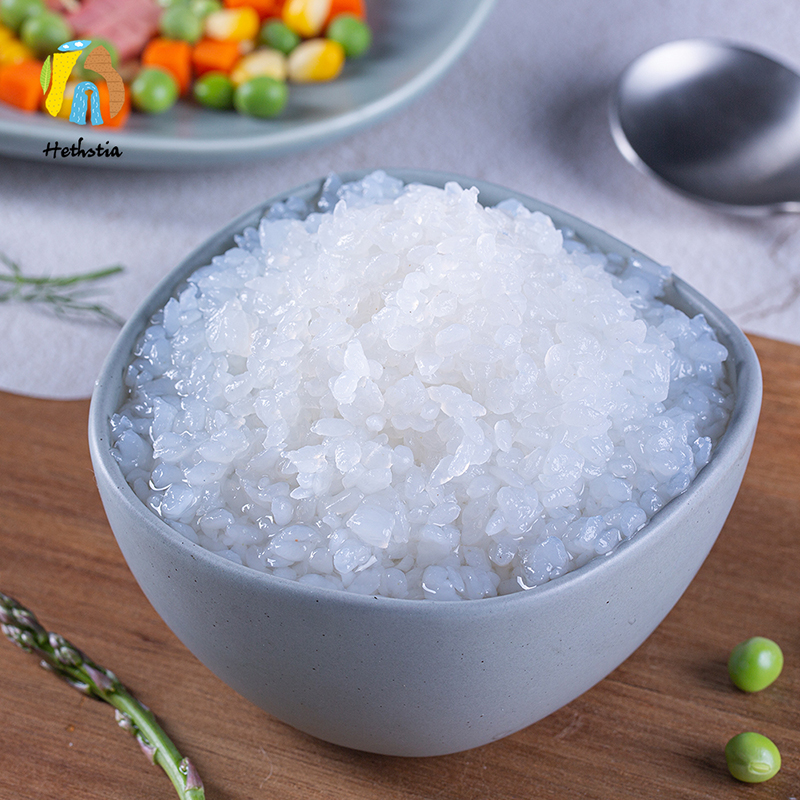 Customized Private Label Konjac Rice High Dietary Fiber Low Carb Shirataki Rice Instant Rice