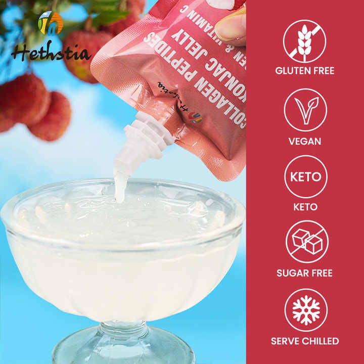 Fruit-Flavored Collagen Konjac Juice Low Calorie Delicious Healthy Snack Foods Drink Konjac Jelly For Adults